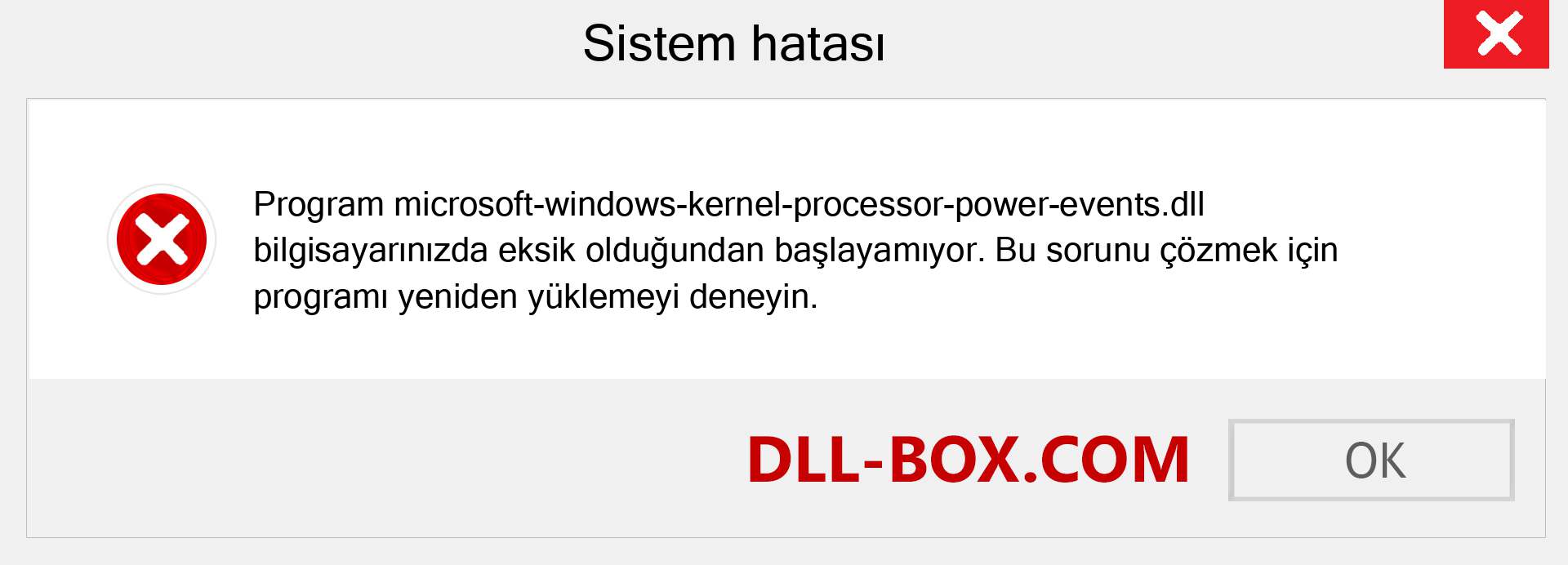 microsoft-windows-kernel-processor-power-events.dll dosyası eksik mi? Windows 7, 8, 10 için İndirin - Windows'ta microsoft-windows-kernel-processor-power-events dll Eksik Hatasını Düzeltin, fotoğraflar, resimler